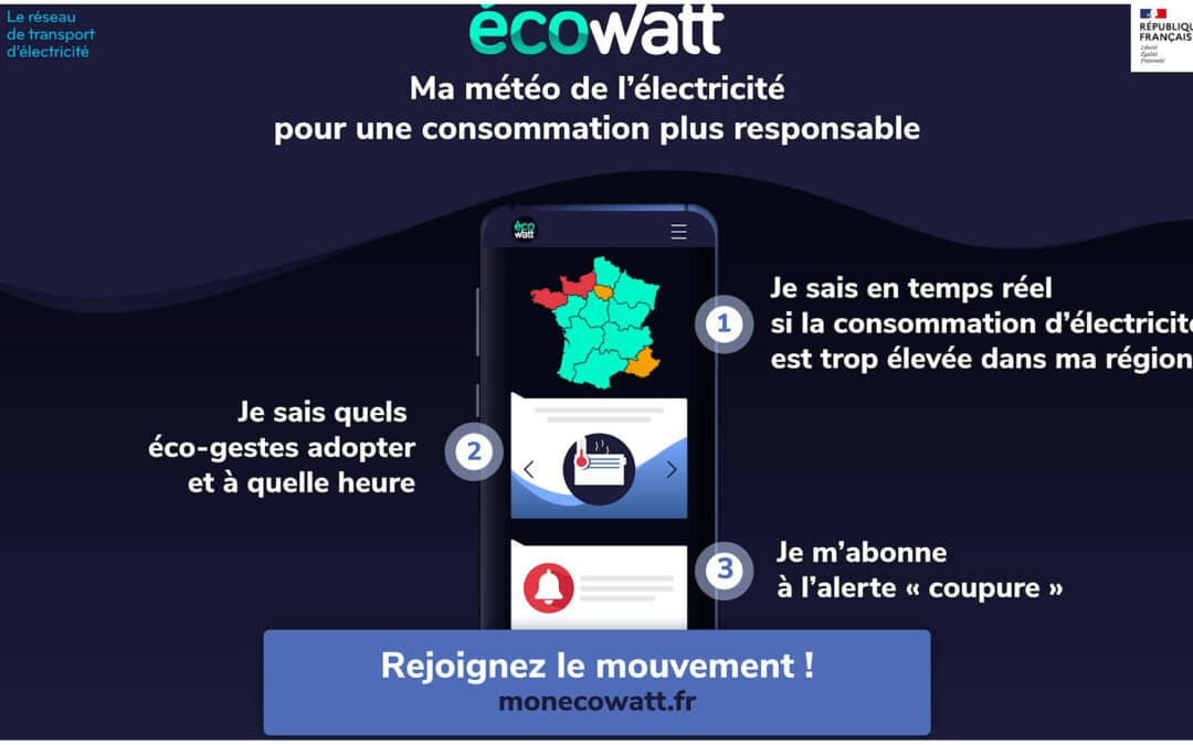 Ecowatt vous apprend à économiser l’énergie